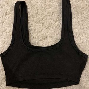 Black Zara Cropped Tank 🖤